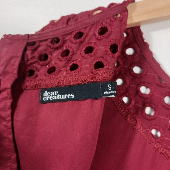 Dear Creatures, As Seen on "New Girl", Retro Dress, Color Berry, Size Small - Picture 2 of 16